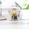 3.5" (H) Winter Deer Ornament - Handcrafted in Texas - Mother's Angels® Christmas Angel Wings Figurine